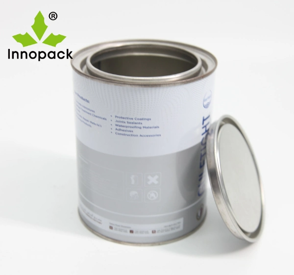 250ml 500ml 1lt 4lt Metal Paint Pail Container Oil Tin with Triple Lever Opening