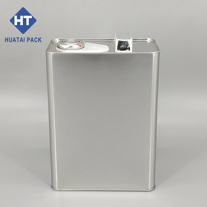 4L Metal F-Style Can Tins with Japan Lid for Engine Oil Packaging