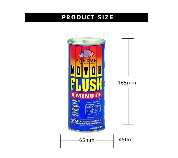 Accept Custom Seed Easy Open Can with Ring Pull Lid Round Metal Motor Oil Tin Can Packaging High Quality Engine Oil Can Cmyk Lubricants Oil Tin Cans
