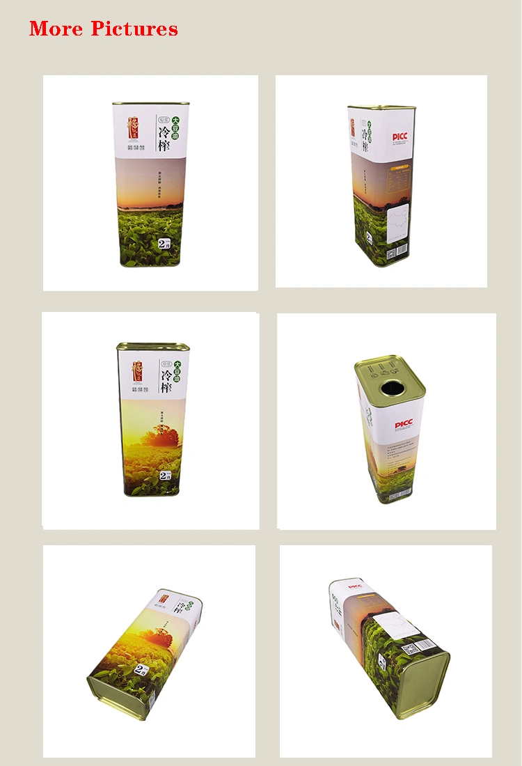 Olive Oil Tin Cans Can Tin Custom Print Olive Oil Tin Cans 1 Liter Cooking Oil Tin Containers 1 Gallon Oil Tin