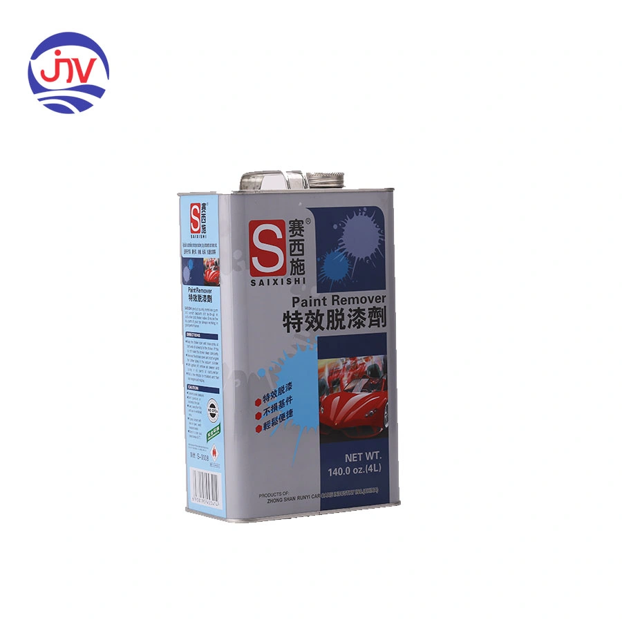 4L F-Style Square Engine Motor Oil Tin Cans
