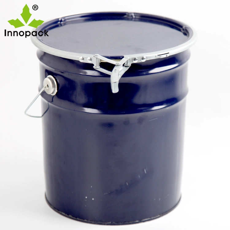 Chemical Use Metal Paint Bucket with Spout Lid