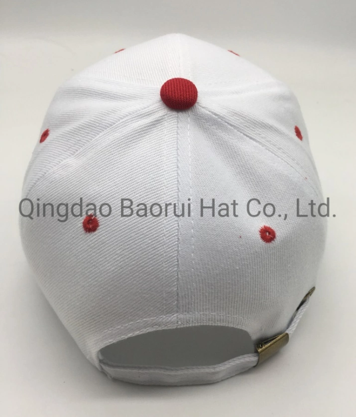 Blank Acrylic Baseball Hats Sandwich Caps with Metal