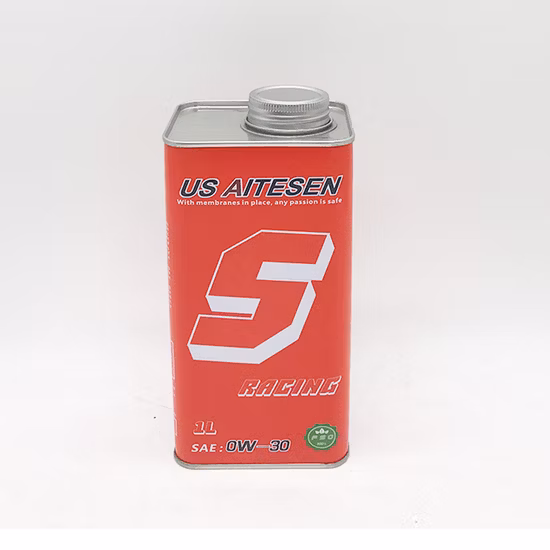 1L Gasoline Synthetic Motor Oil Tin Packaging Can
